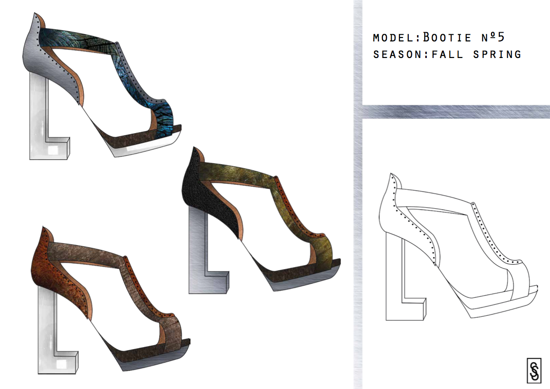 shoe Collection Nature minimal wood boots bootie heels Flats flat design Fall SS springsummer