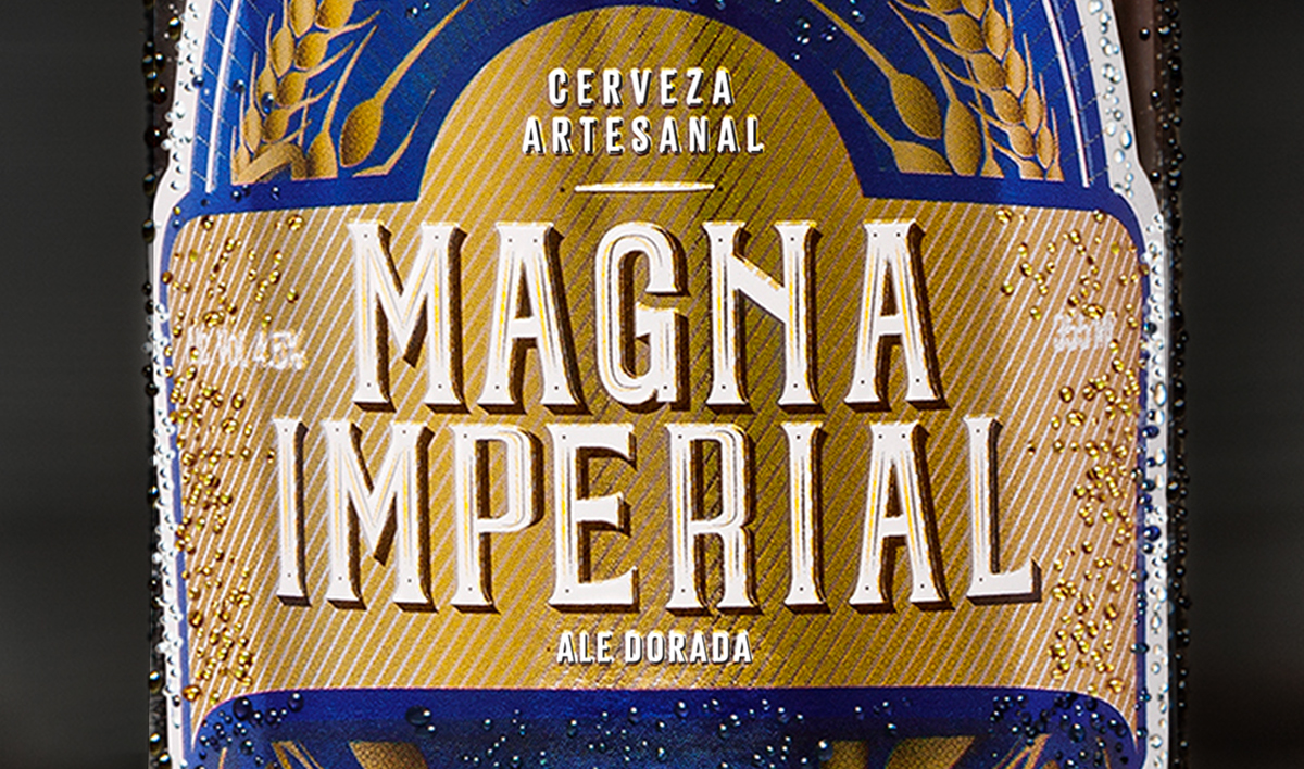cerveza artesanal beer mexico magna imperial etiqueta Label alcohol