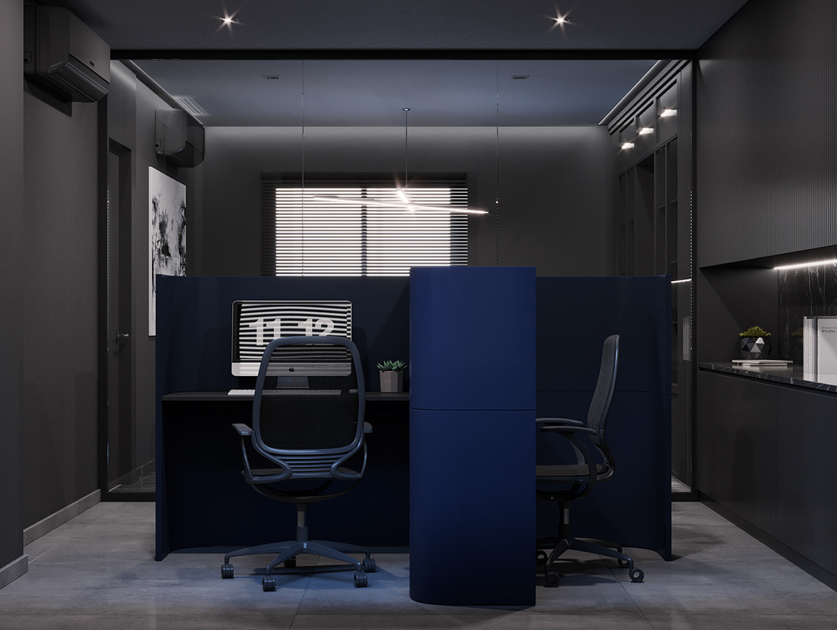 3D architecture art modern Office visualization Render