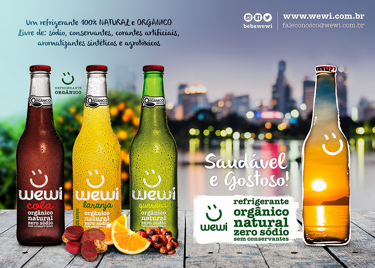 organic beverages bebidas refrigerante embalagem