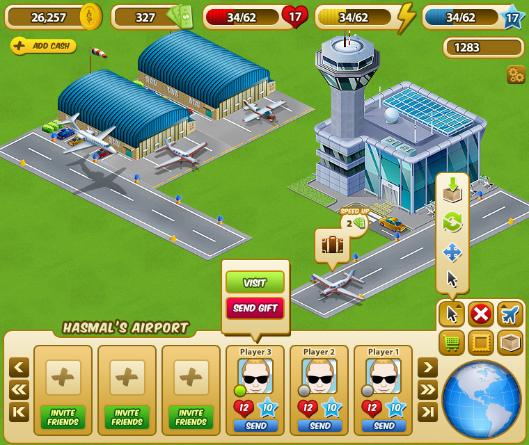 game  city  FACEBOOK   social   airport  Illustration  Network
