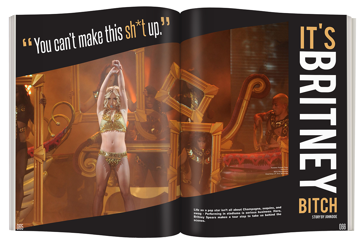 britney Britney Spears magazine interview article design redesign v magazine V Mag