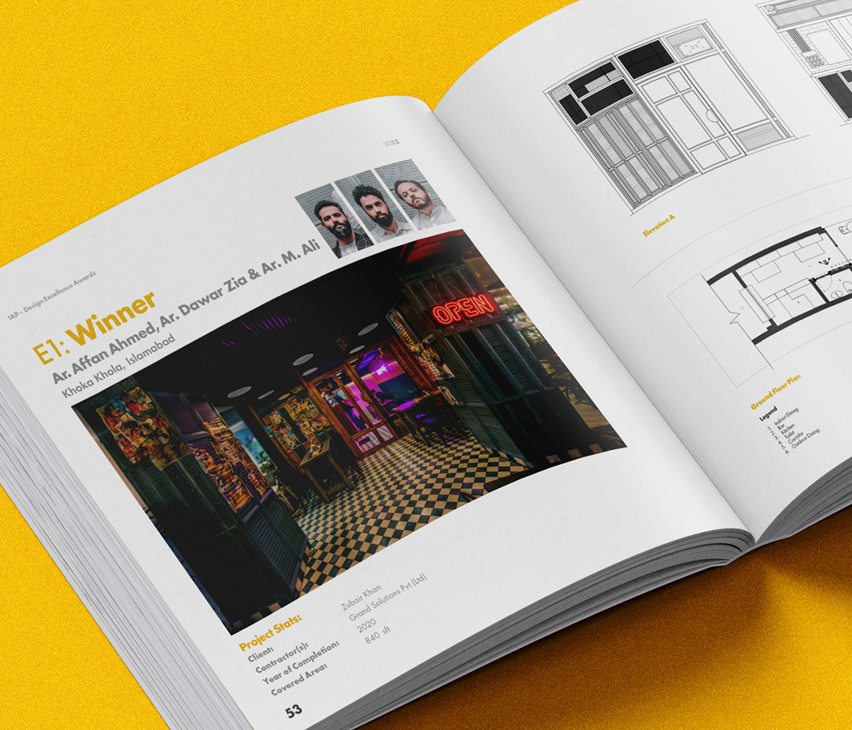publication print book architecture Layout brochure graphic design  Pakistan