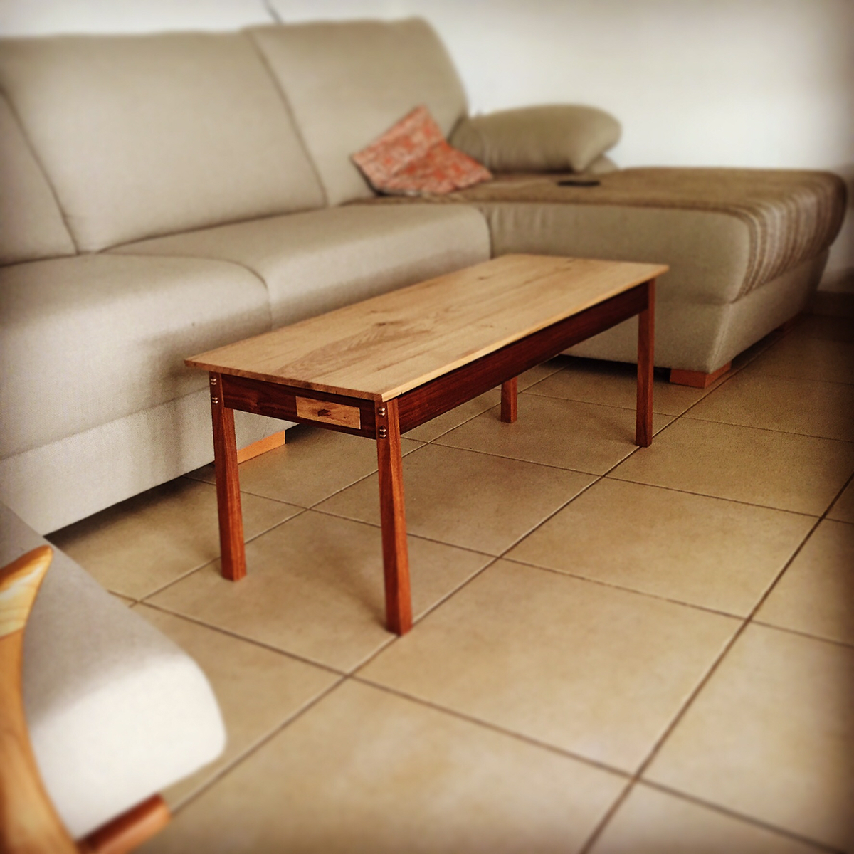 woodwork oak table
