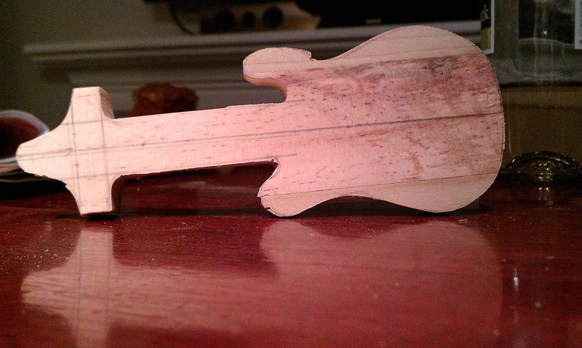 model car craft wood scratch build