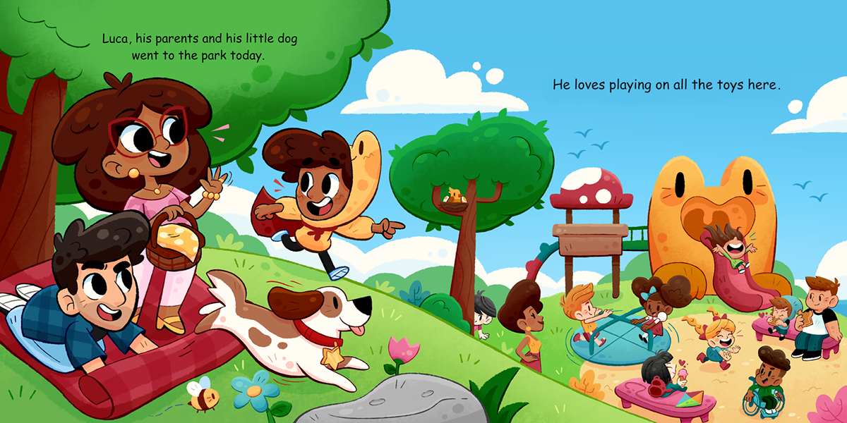digital illustration children's book kidlit kids illustration graphic design  Picture book kids cute Character design  editorial