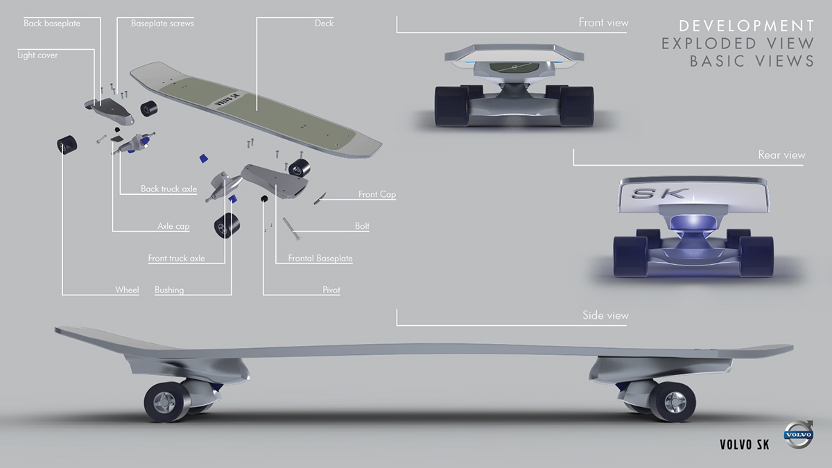 portfolio car concept Truck printer speaker yacht boat Urban transportation chair recycling design intership Volvo