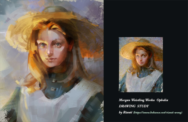 Morgan Weisling valerie painting study study Oil Painting Classic