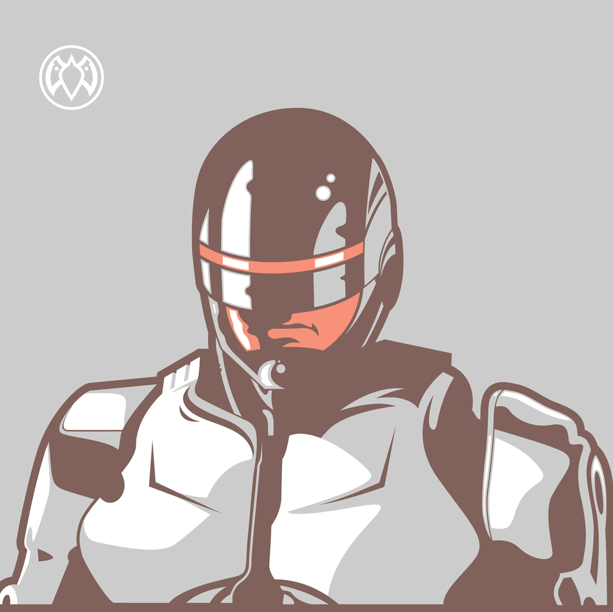 vector Frank Miller Murphy Character future robot police robocop Illustrator metal Gun android action cops Armour