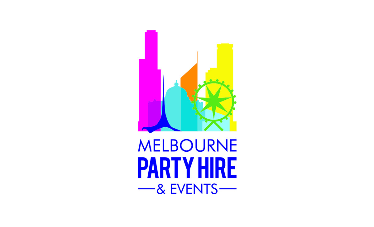 party hire e-commerce hire system bright RGB Fun Project Management Website icon illustration