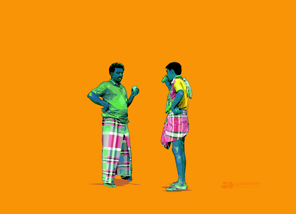 gif Street chennai pseudo Pseudorealism human Photograpgh inspiration Madras people color vibrant art