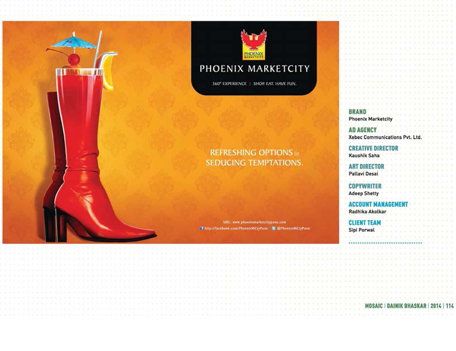 awardwinning MOSAIC2014 creative PhoenixMarketCity brand
