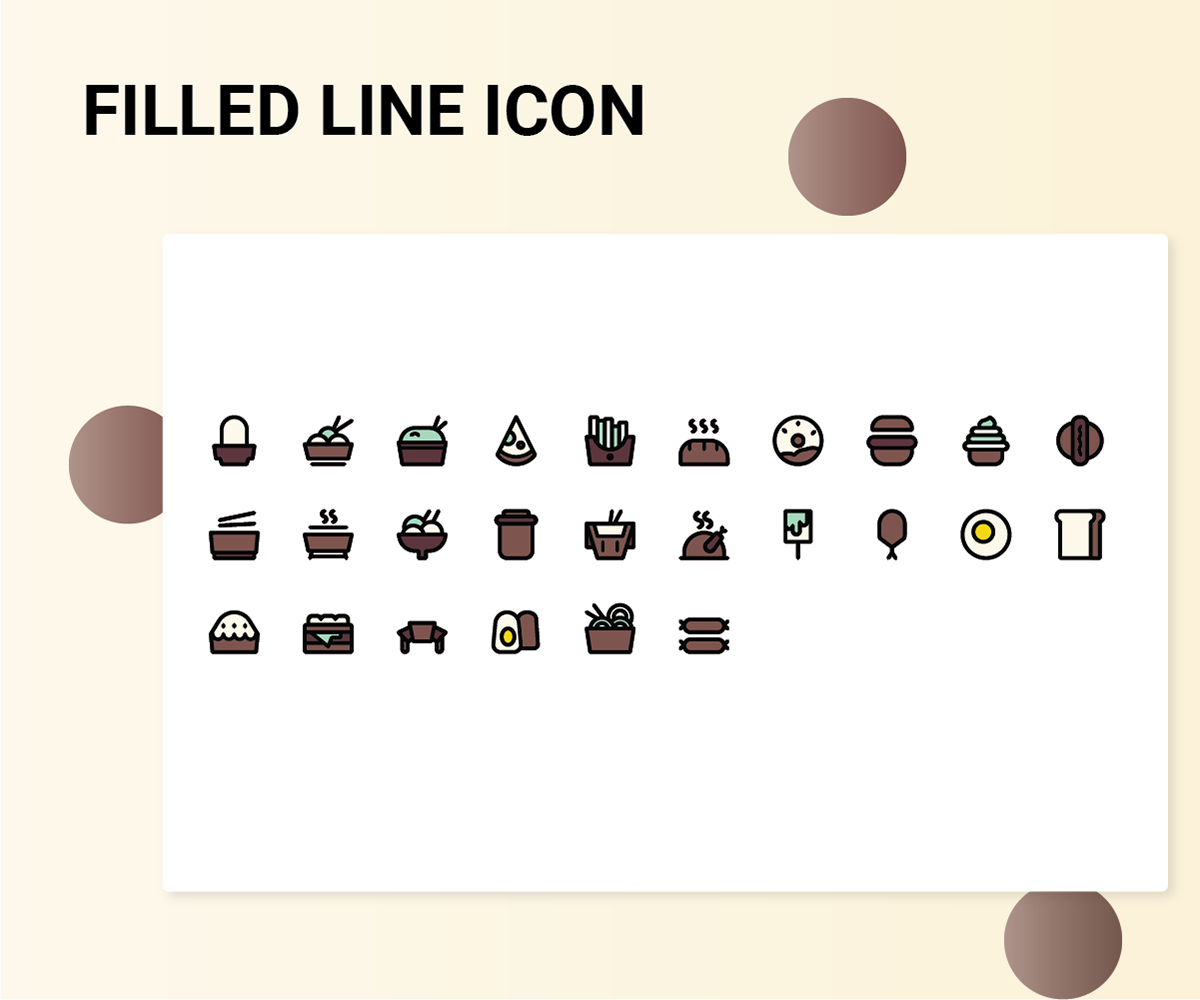 branding  Food  Icon icon design  mobile Website