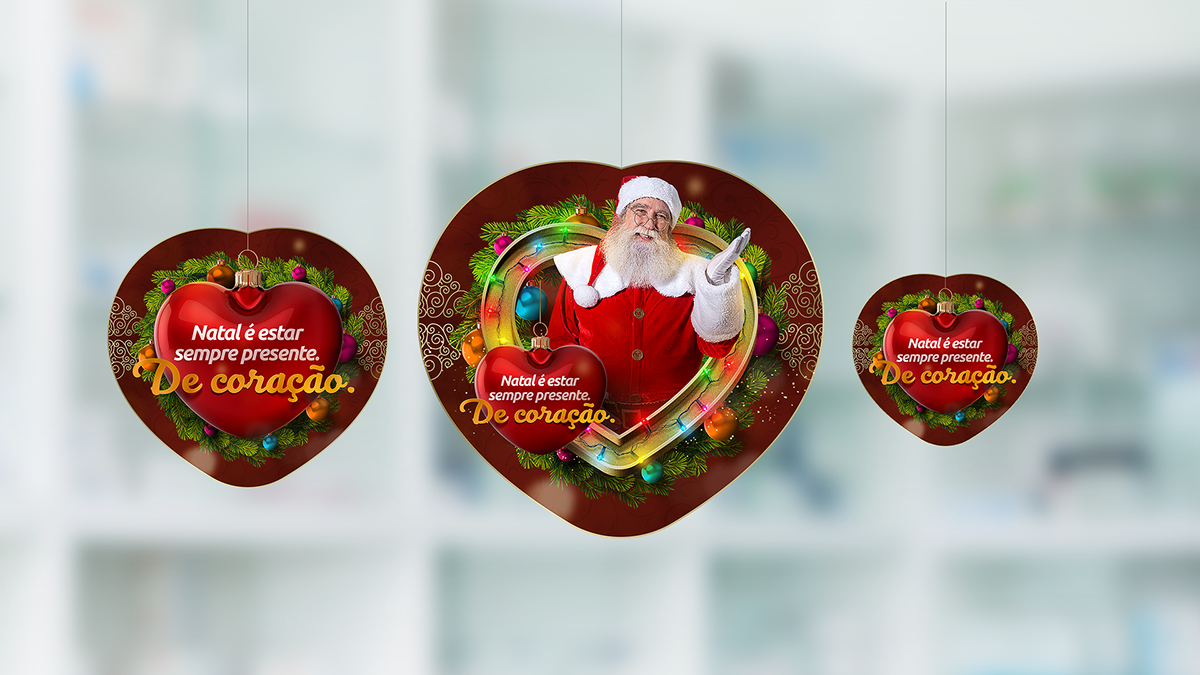 joinville Brazil natal Christmas xmas santa Papai Noel key visual red lights