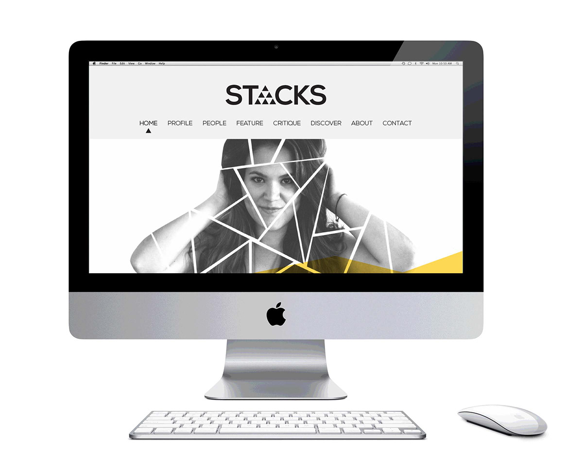 Stacks portfolio editorial paper cut out Poster Design social network MixMedia