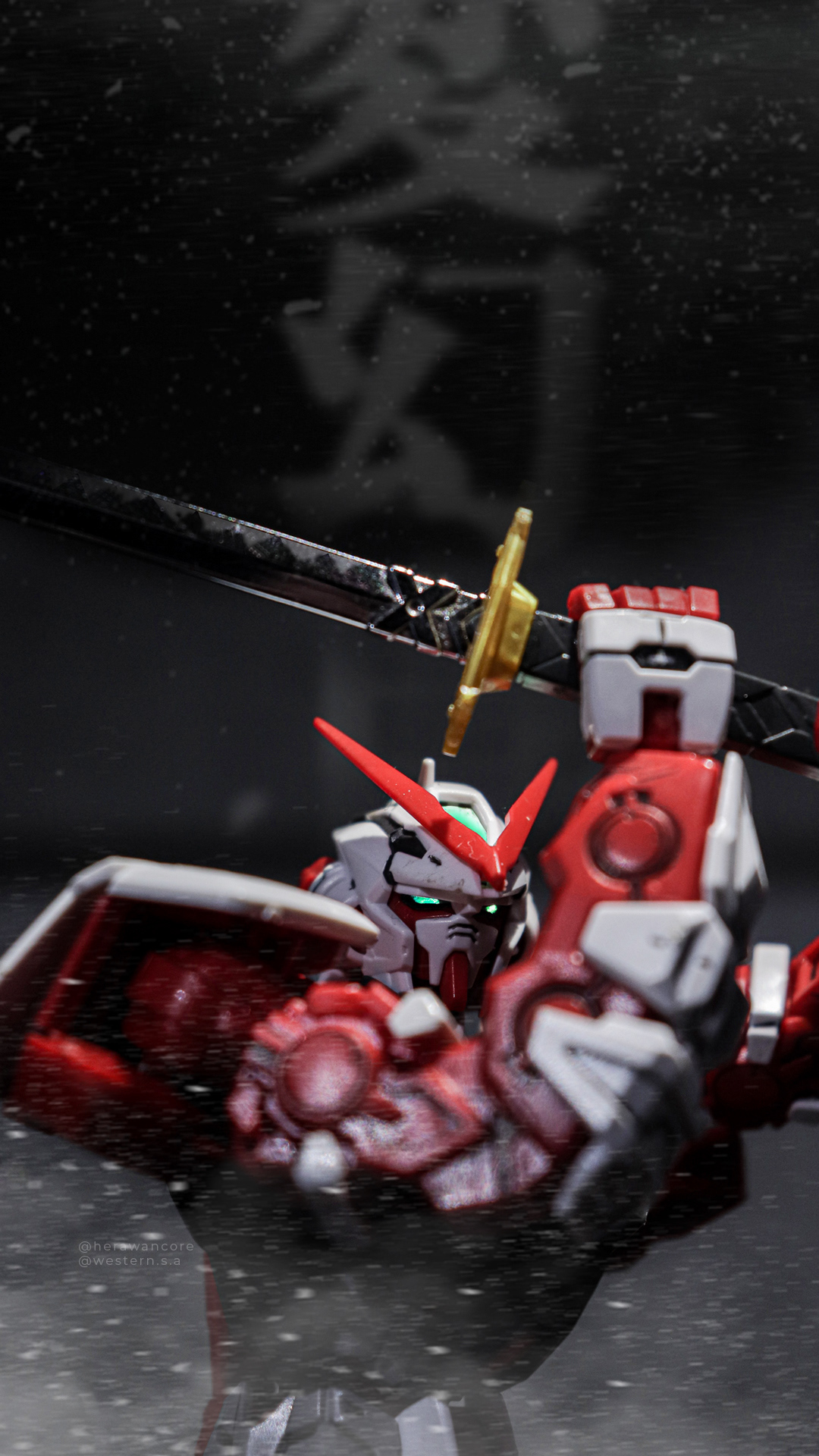 anime Astray Red Frame Editing  editorial Gundam Photography  toys Visual Effects 