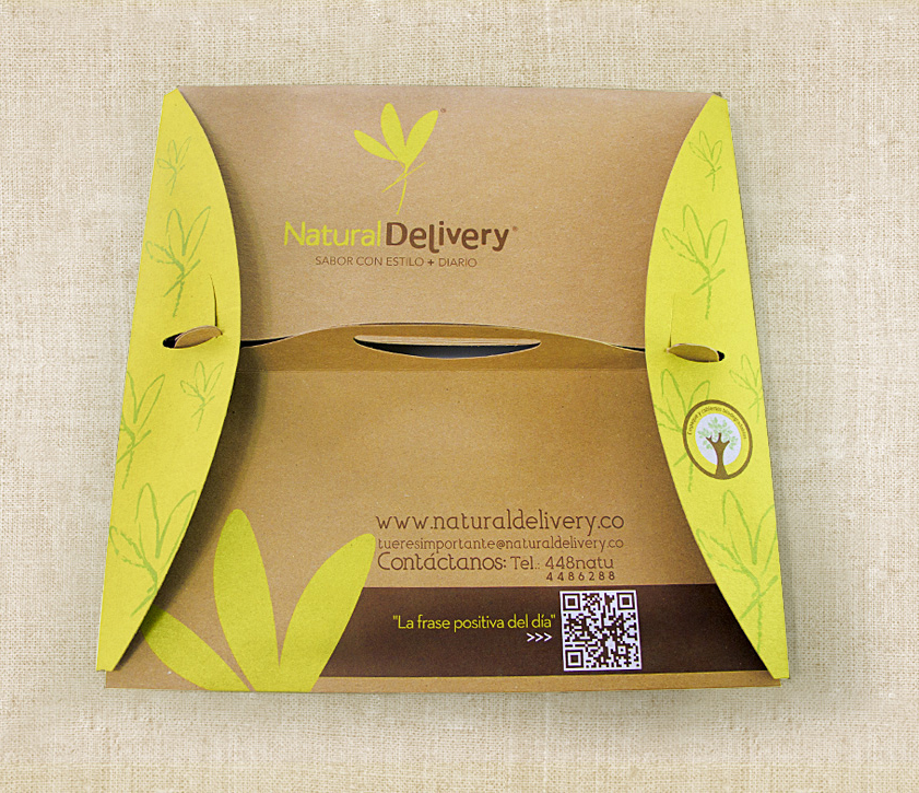 natural delivery Diseño Empaques imasd packaging design