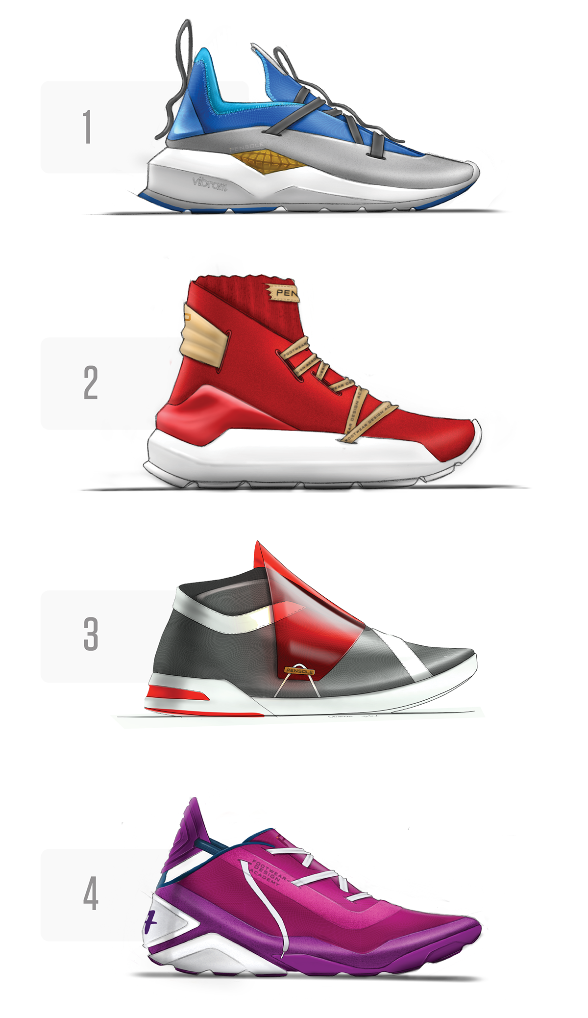 design footwear vibram Pensole fnplatform adidas Nike sneakers productdesign NewBalance