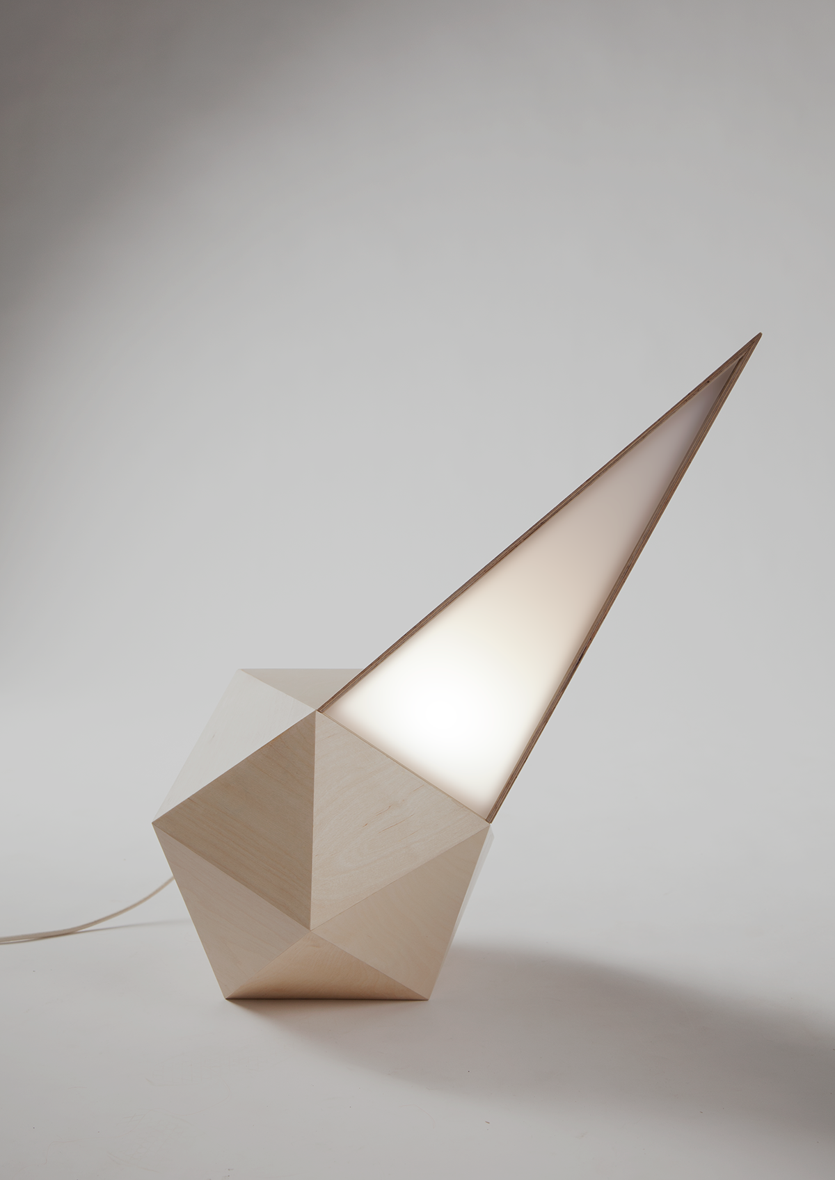 Lamp light Magic   sculpture design modular simple floor lamp wood plywood