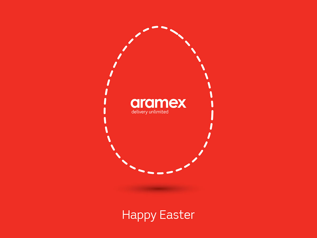 Aramex jordan Easter card amman Ramzi Al-Arabi design concept