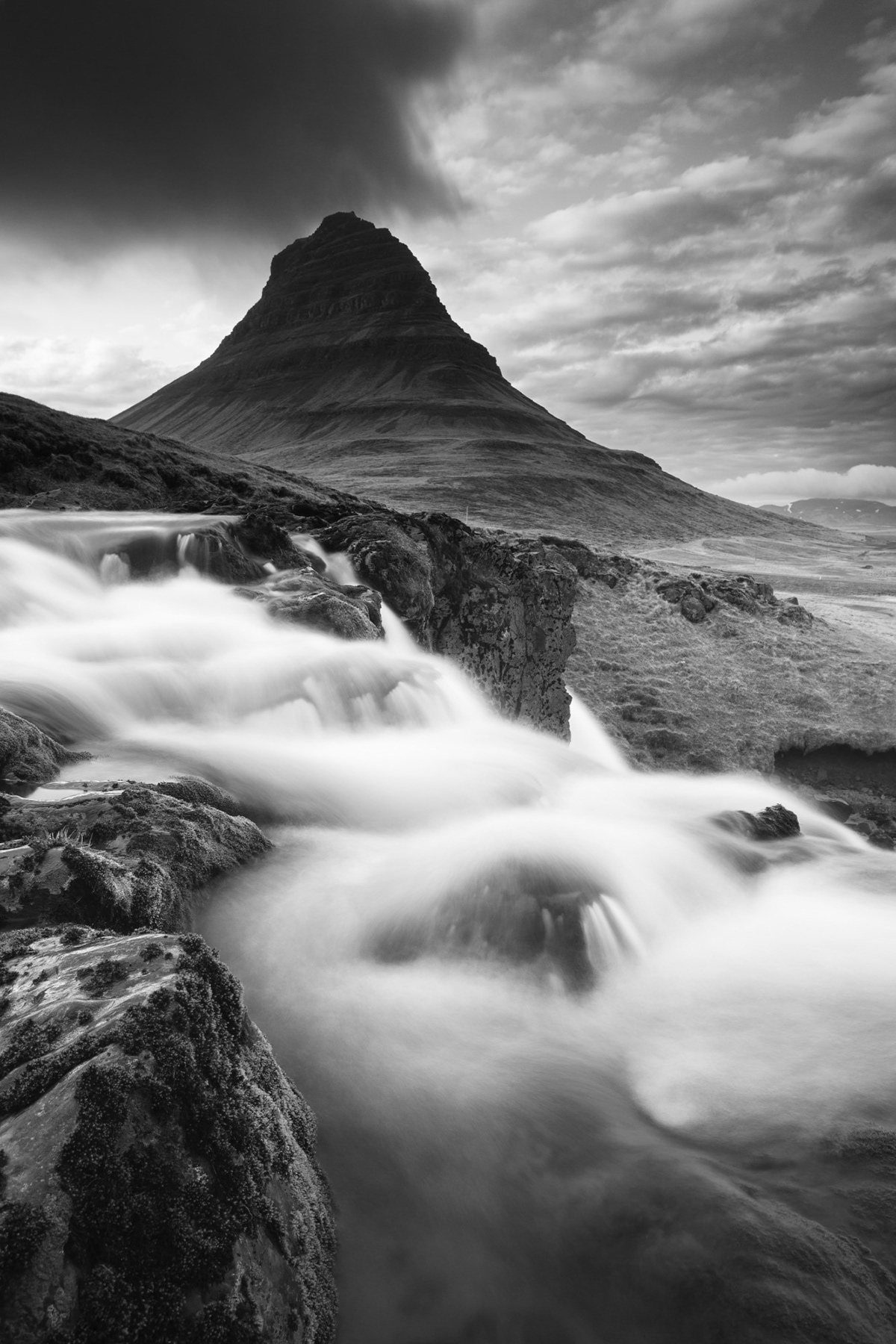 adventure iceland Landscape long exposure Nature Travel waterfall