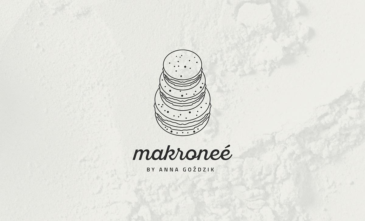 branding  cake confectioner logo macaron macarons pastry