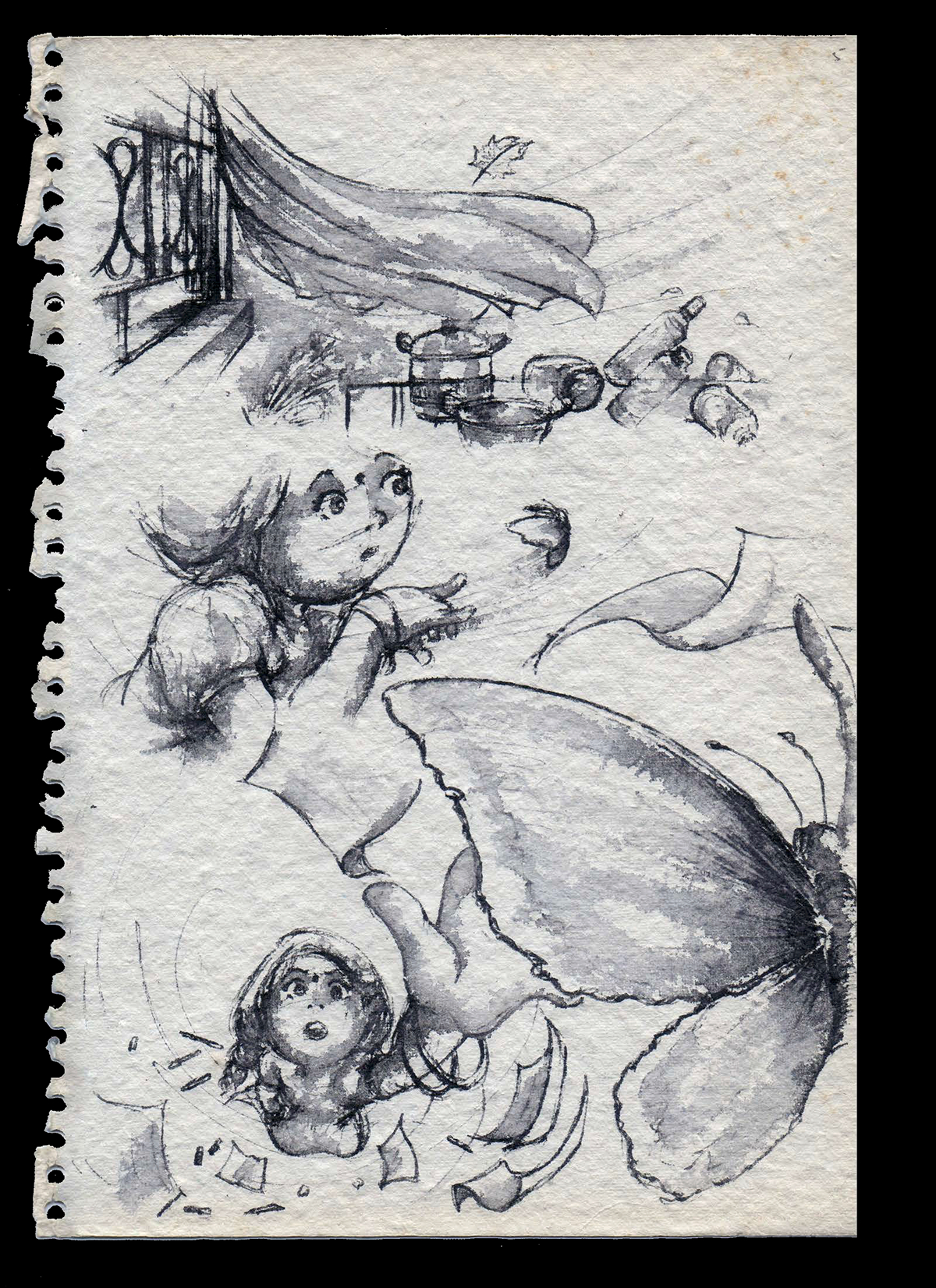 Graphic Novel ILLUSTRATION  Drawing  Graphic Narrative narrative graphic Zine  storyboard DAUGHTER adobeawards
