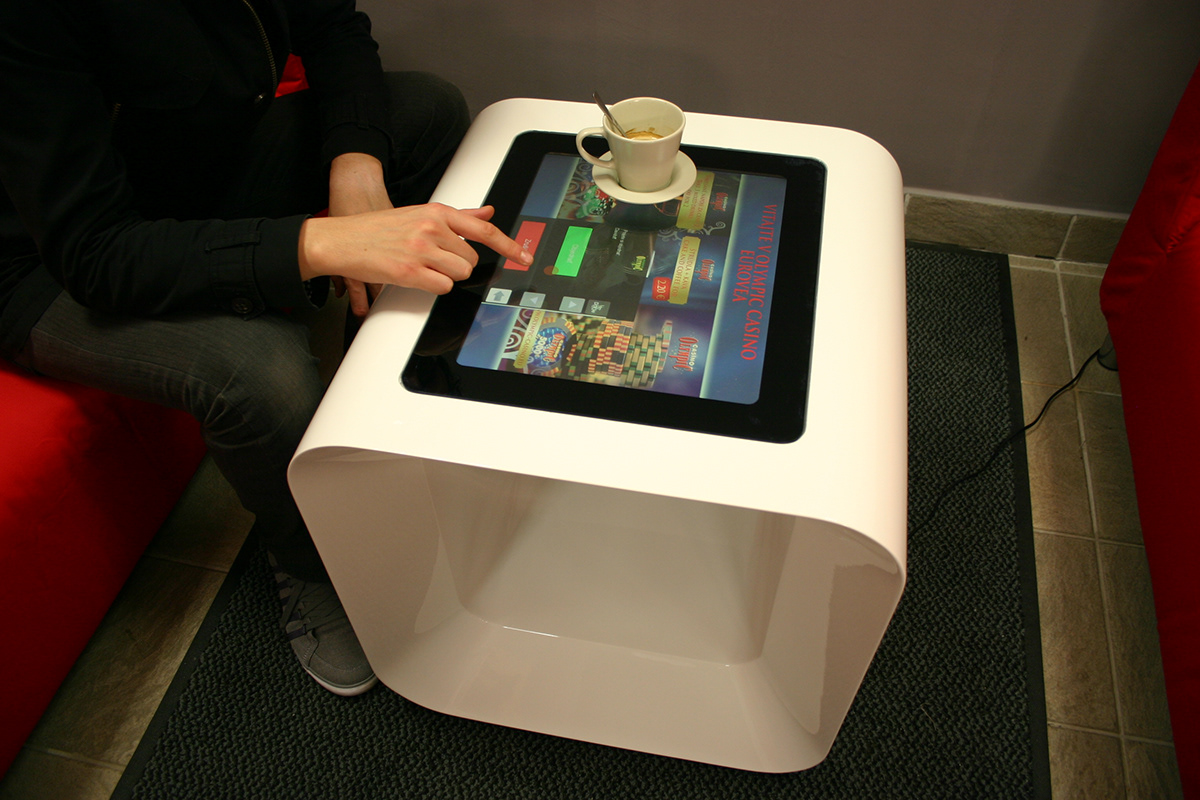 lounge Coffee table furniture bar restaurant multitouch touch interactive surface