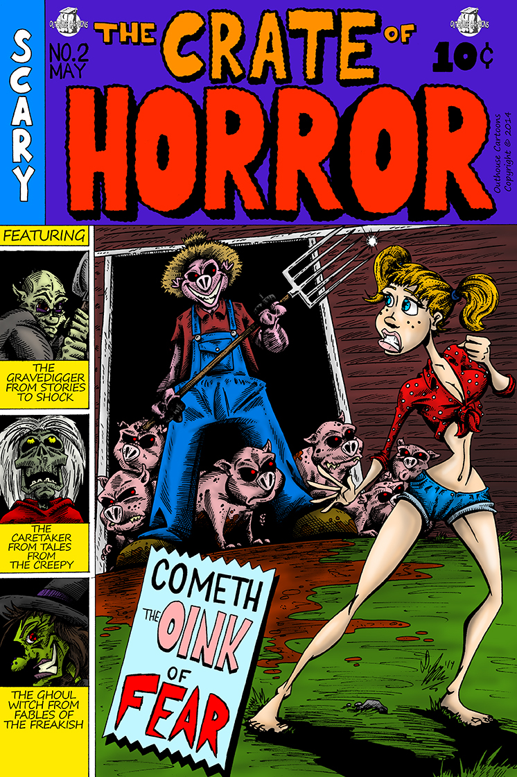 comics comic books Classic tribute ec comics horror Scifi science fiction monsters Retro