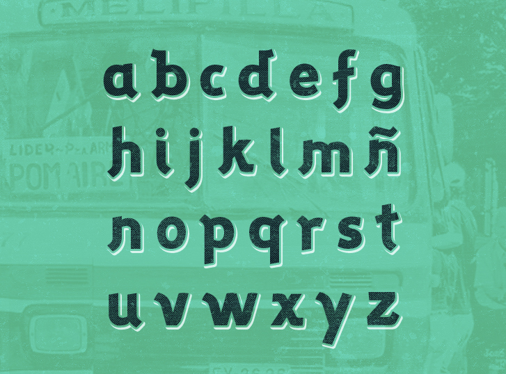 type Typeface font tipografia chile melipilla Santiago universidad catolica letras