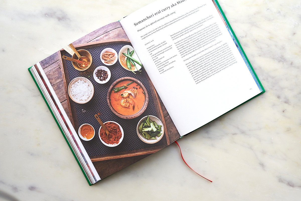 book cookbook India Book Binding illustrations indian cusine  studio nur