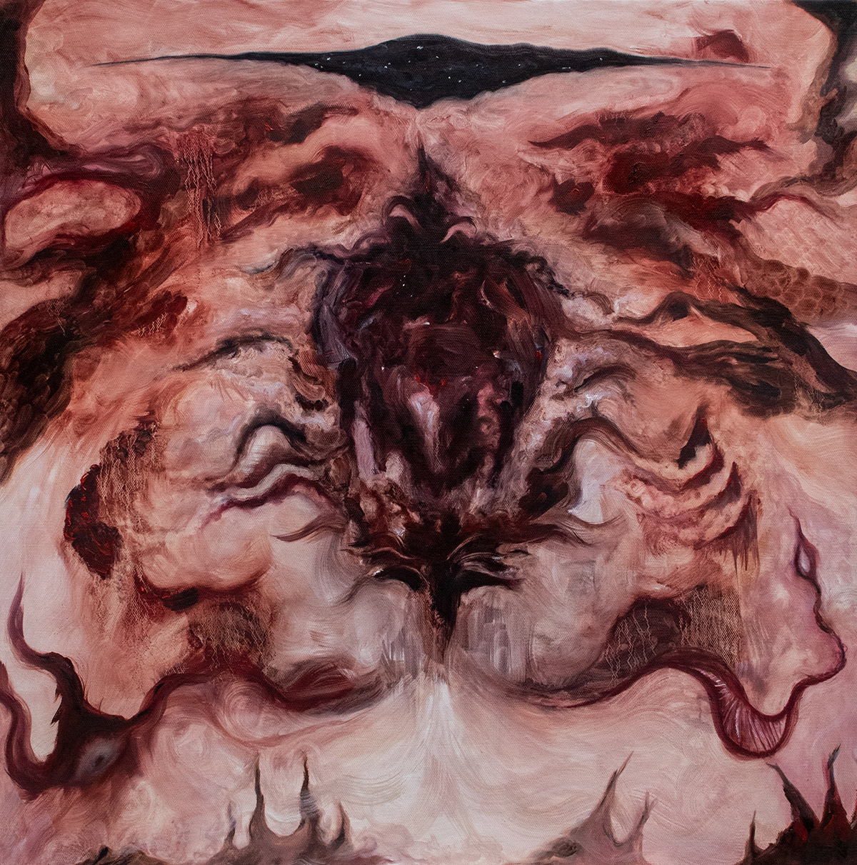 atmospheric dark dark art esoteric fantasy fine art Mystic occult Oil Painting surrealism