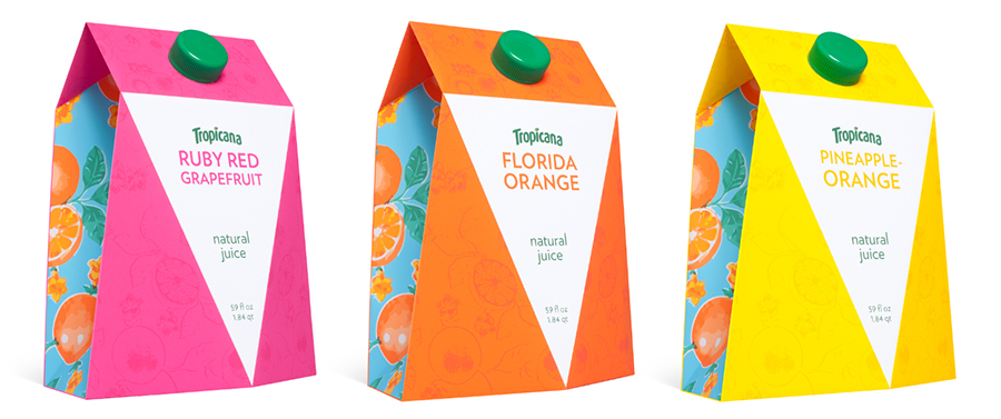 Tropicana Orange Juice Juice Carton Juice Packaging juice box Portfolio Center Tropical beverage florida