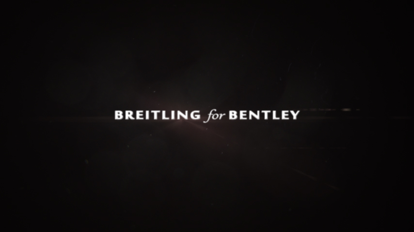 Breitling for Bentley Breitling bentley VDAS Advance brand commercial watch car time automotive   introduction intro english wathes