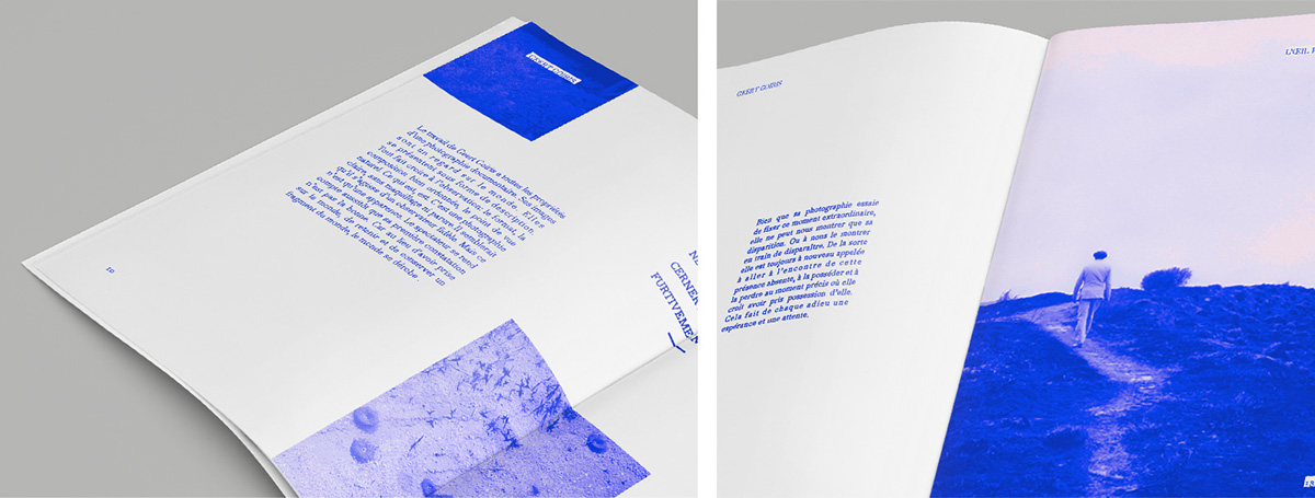 personal project Catalogue geert goiris edition bureau grotesk photo blue Exhibition  bitmap cover color