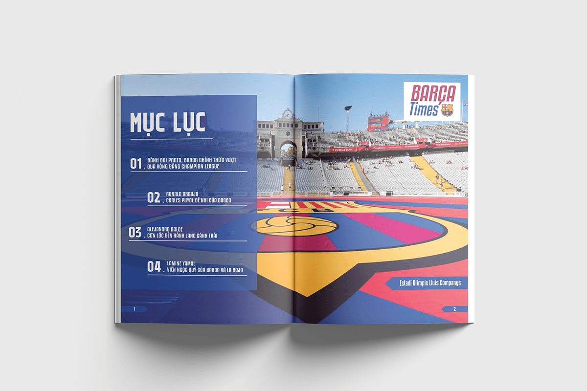 design magazine barcelona soccer football Graphic Designer