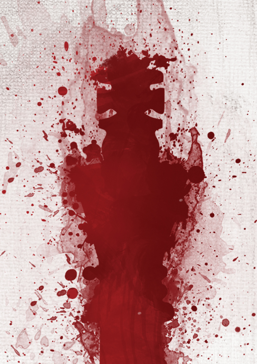 Macbeth blood Shakespear photoshop poster 365 concepts rupindersinghhargun White red old fabric splat