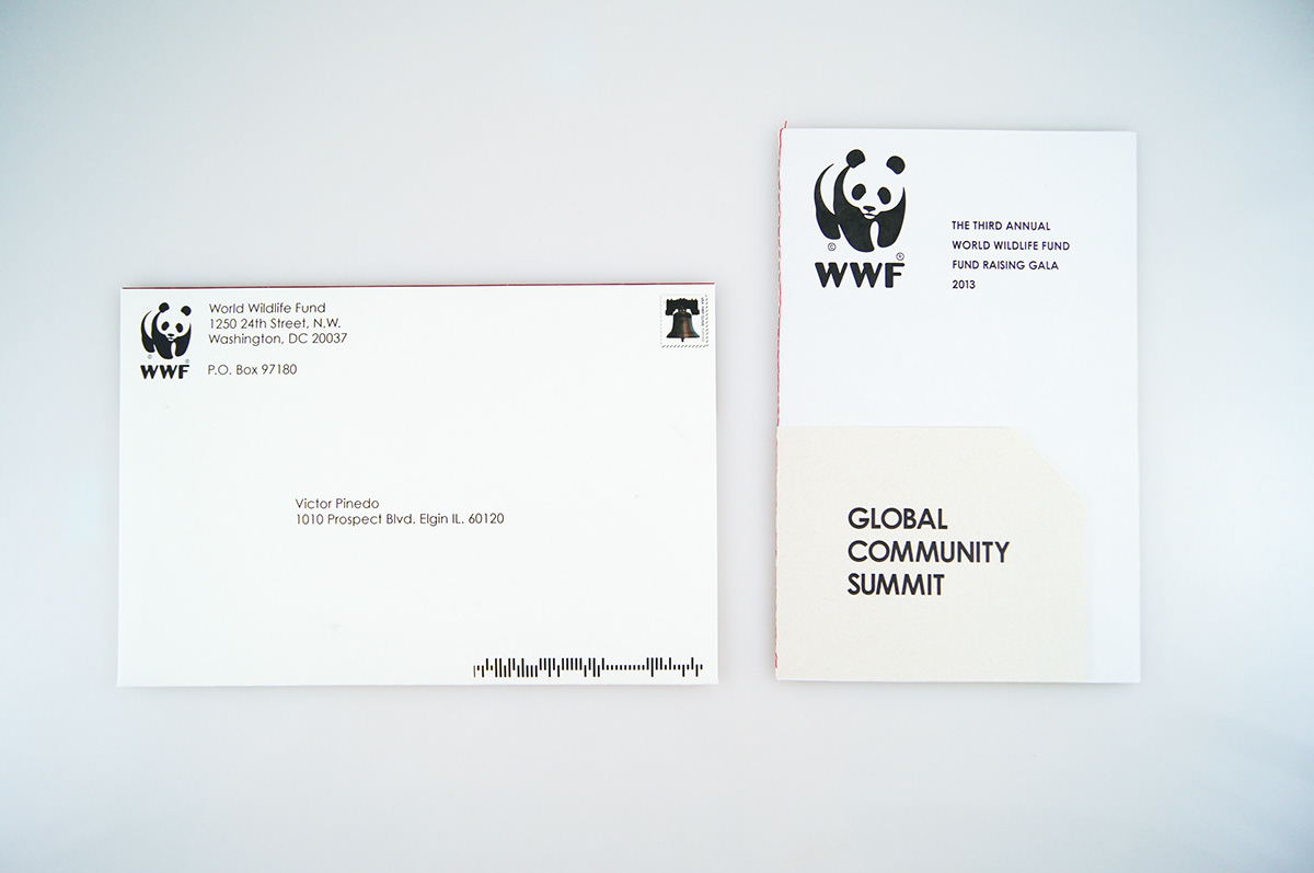 WWF animals print Booklet charity