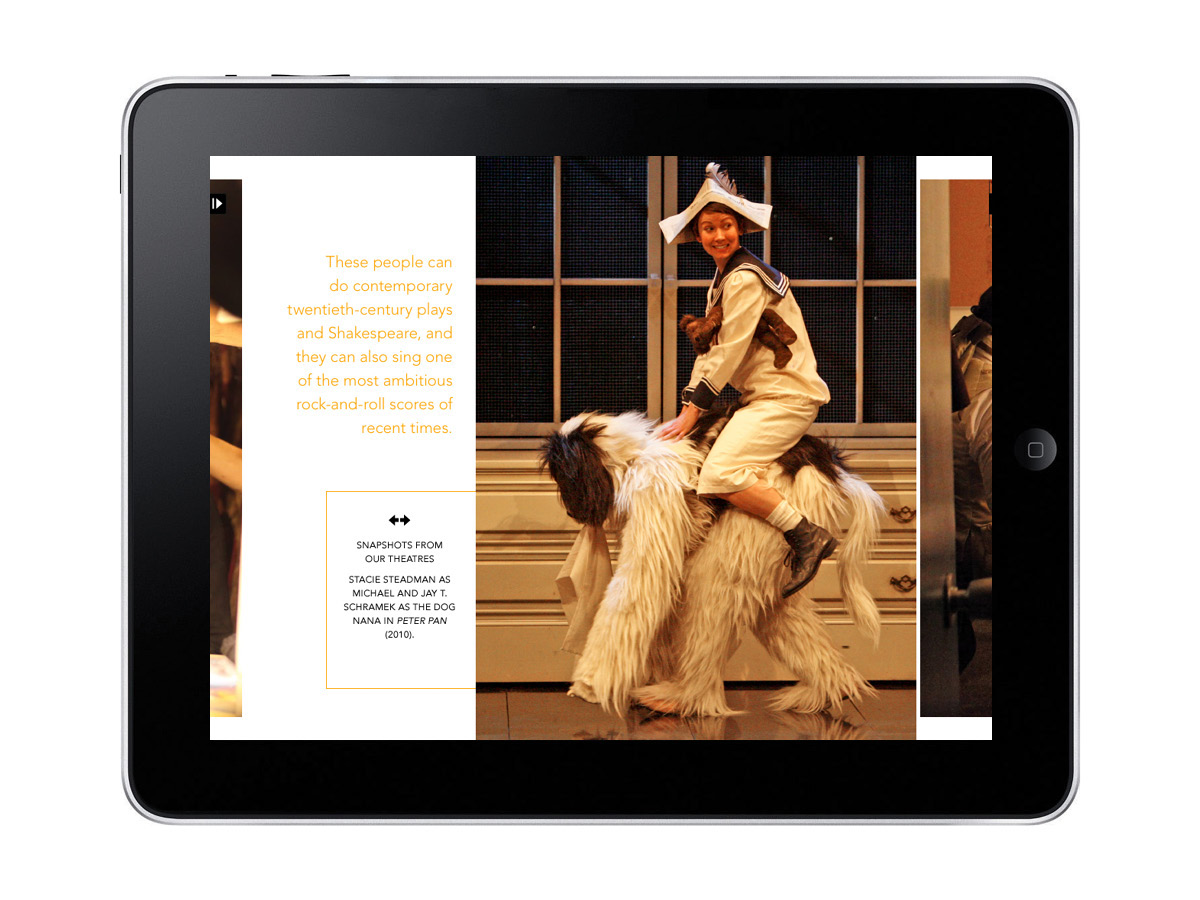 Adobe DPS Stratford Shakespeare Festival Digital Publishing iPad shakespeare jason porath kat topaz elena cronin scott landis 6D Global 6d 6D Creative