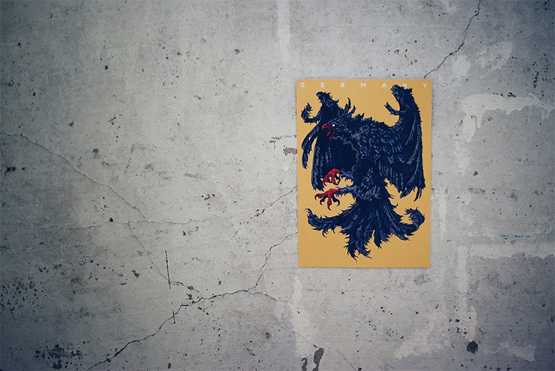 Ivan Belikov further up herbariy coat of arms germany iceland united states usa United Kingdom UK graphic eagle lion bull dragon