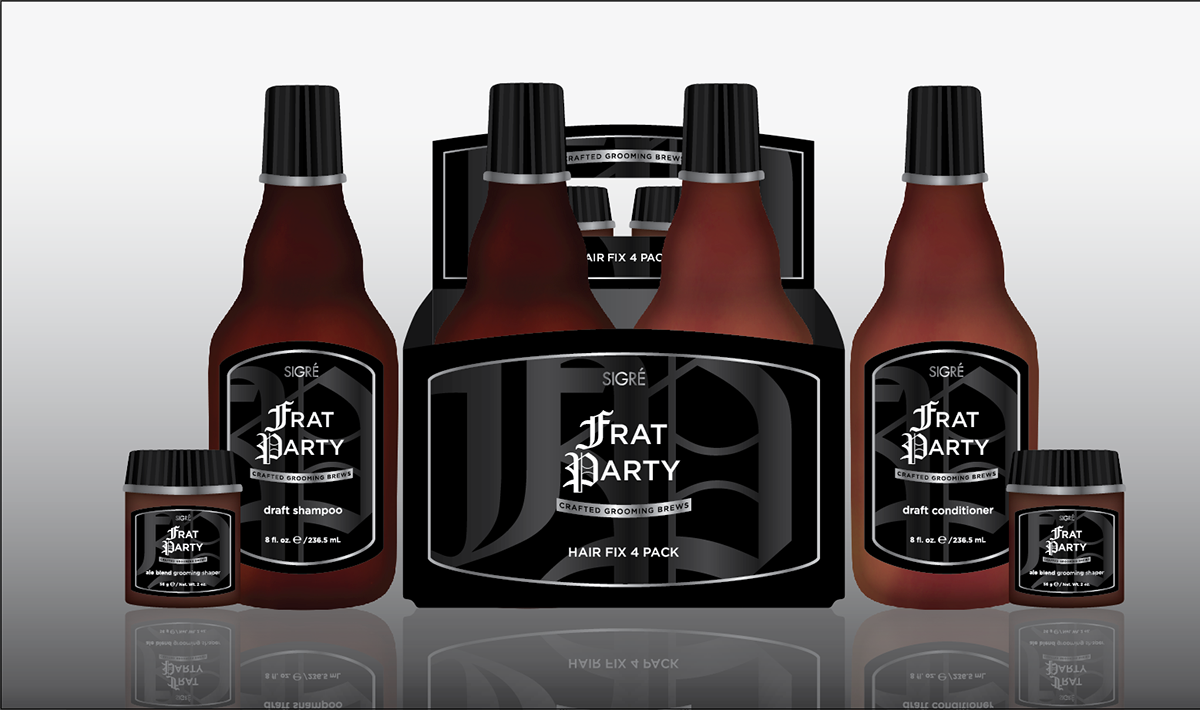 haircare packaging design bottle design beauty cosmetics
