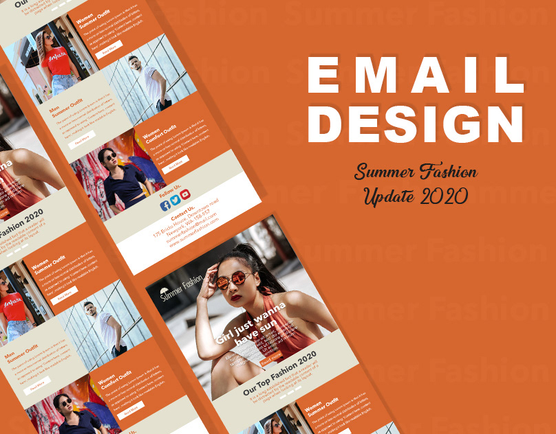 design Email Design email newsletter email template Fashion  fashion design graphics design newsletter ui design
