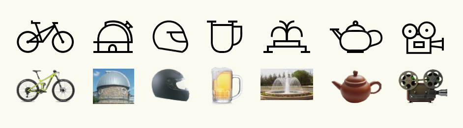 pictogram icons animation  navigation