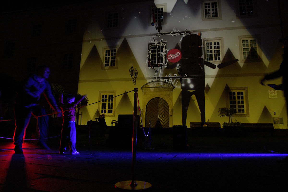 installation projection mapping kinect