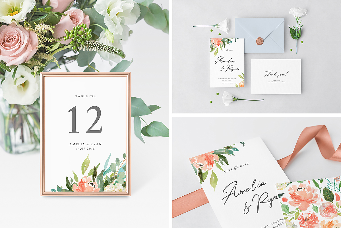 free freebie download psd Mockup Stationery wedding Invitation card mock up