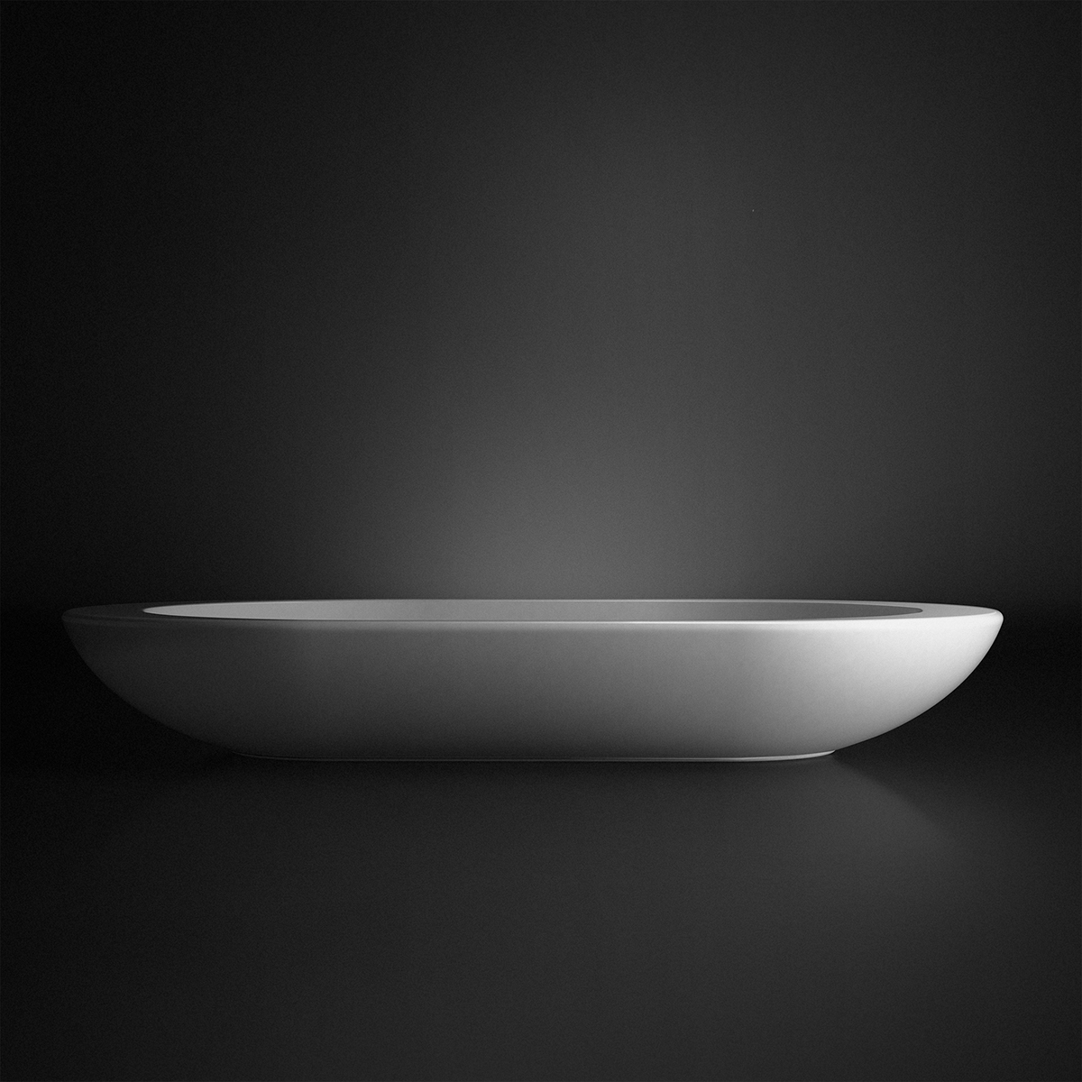 Sanitary ware 3D vray 3d max ceramic bathroom black and white studio shot