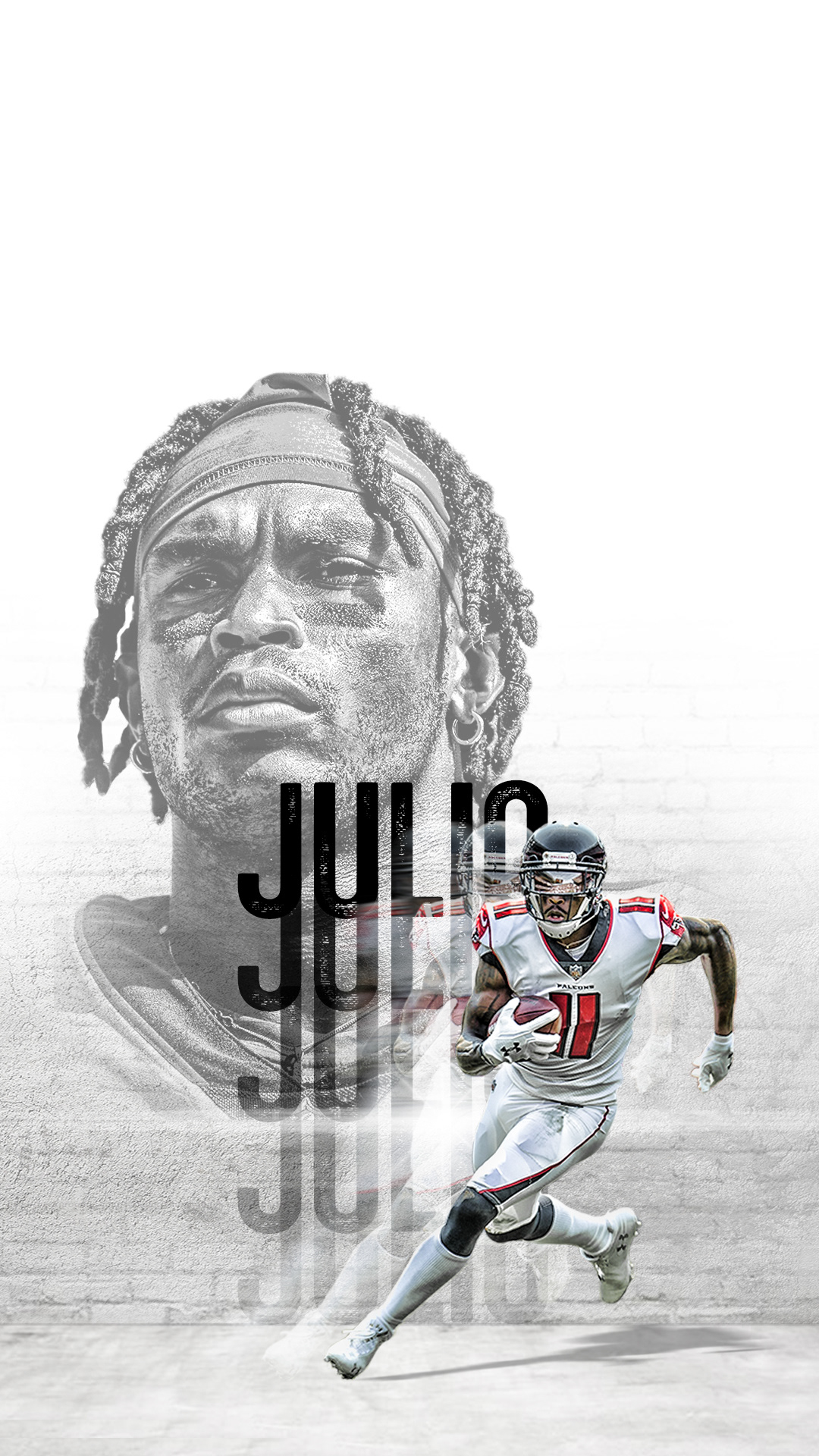 julio Julio Jones Atlanta Falcons Sports Design graphics
