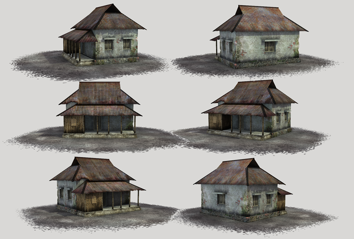 3D lowpoly game assets GameAsset texture diffuse Bangladesh building highqualitytexture Quality