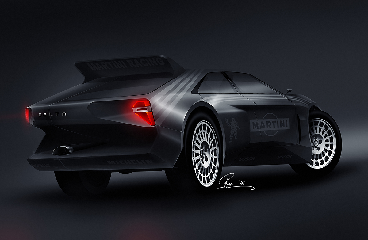 Nissan mercedes Lancia Lotus Esprit Volvo car automotive   sketch rendering