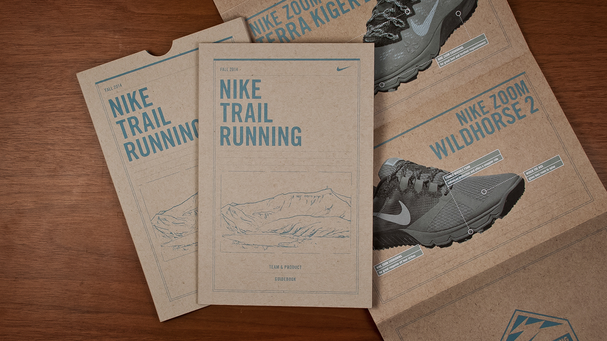 Nike Trail Running trail shoes Product Catalog magalog poster Nike Trail Elite Nike trail running